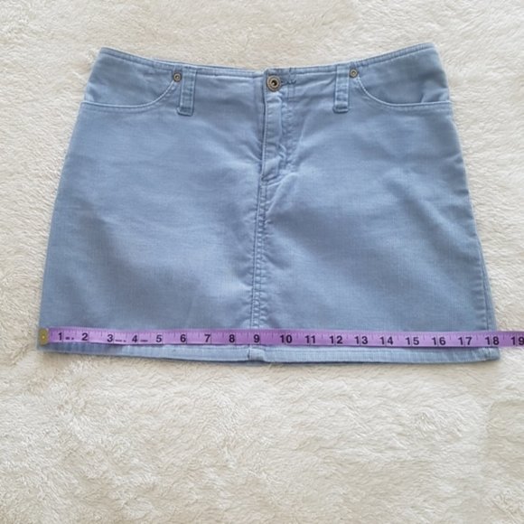 Aeropostale vintage Y2K periwinkle corduroy skirt - Picture 8 of 9
